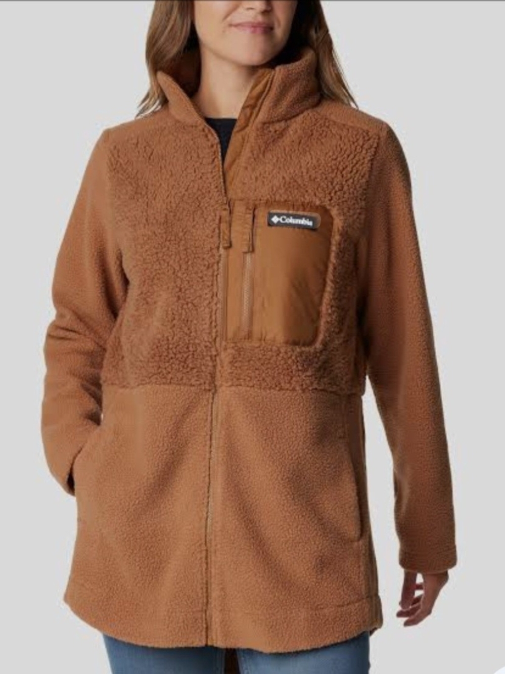 Women's Columbia Lodge Sherpa Full Zip Fleece Jacket